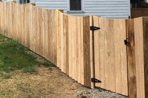 Wood Stockade Privacy Fence in Central NY