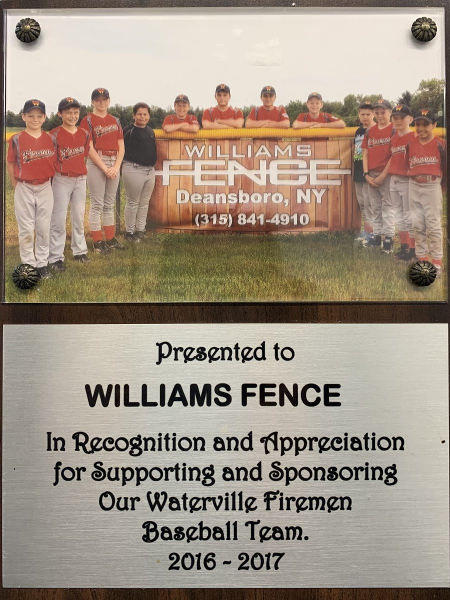 We support local youth baseball programs in the central New York region