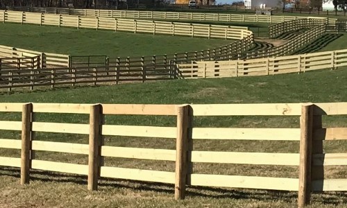 Central NY Farm Fence option - Post and Board Fence