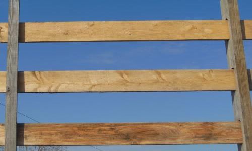 Central NY Slip Board Farm Fence option - Slip Board Fence