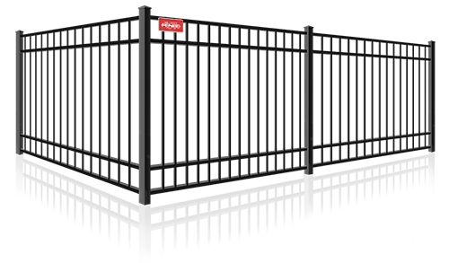 features of commercial industrial aluminum fence in New York