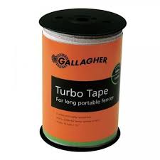 Turbo tape 1/2″ wide gallagher 656 ft G62354